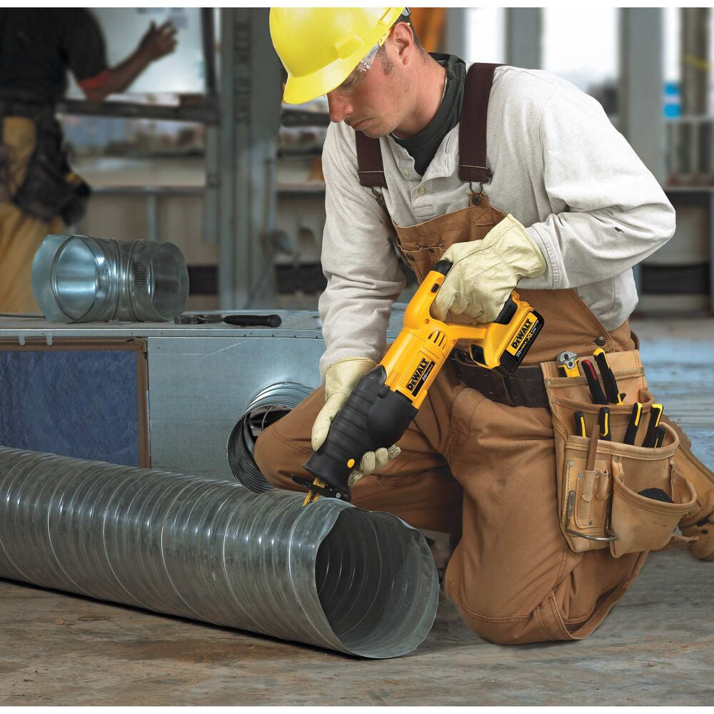 DeWalt DCS380B 20V MAX Cordless Reciprocating Saw (Tool Only) cutting