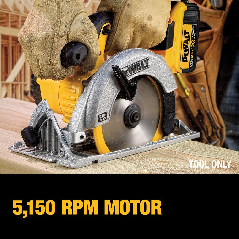 DeWalt DCS391B 20V MAX 6-1/2 inch Circular Saw (Tool Only)