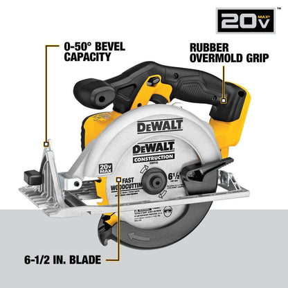 DeWalt DCS391B 20V MAX 6-1/2 inch Circular Saw (Tool Only)