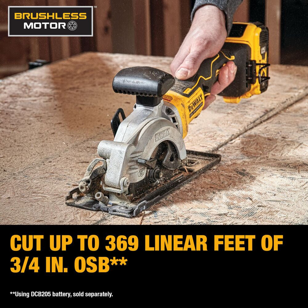 DeWalt DCS571B ATOMIC 20V MAX Brushless 4-1/2 inch Cordless Circular Saw (Tool Only)