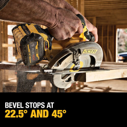DeWalt DCS578X2 FLEXVOLT 60V MAX Brushless 7-1/4 Inch Cordless Circular Saw Kit
