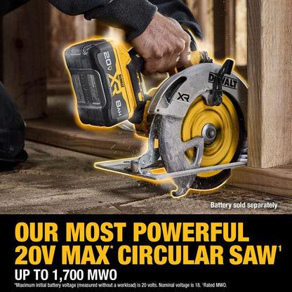 DeWalt DCS590B 20V MAX XR Cordless Brushless 7-1/4 Inch Circular Saw (Tool Only)