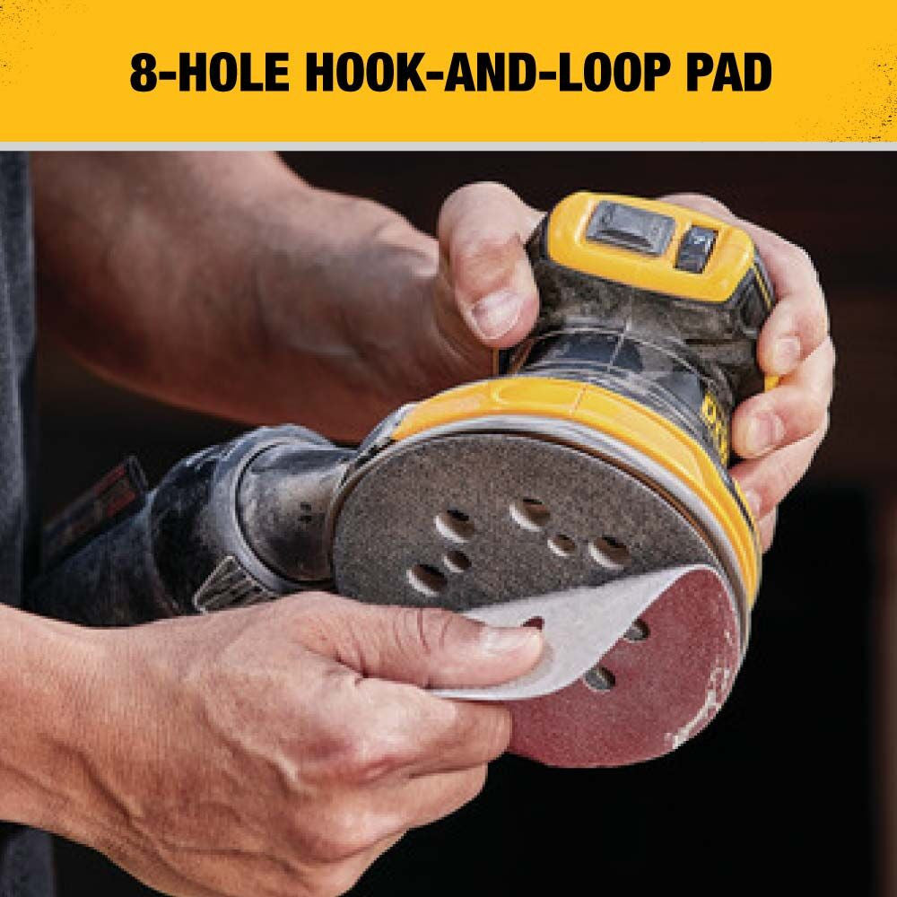 DeWalt DCW210P1 20V MAX XR 5 inch Brushless Cordless Variable-Speed Random Orbital Sander Kit