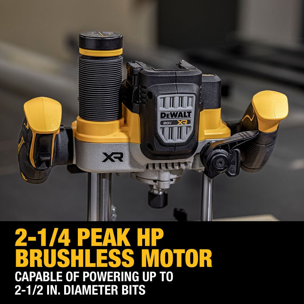 DeWalt DCW620B 20V MAX XR Cordless 2-1/4 Peak HP Plunge Router (Tool Only)