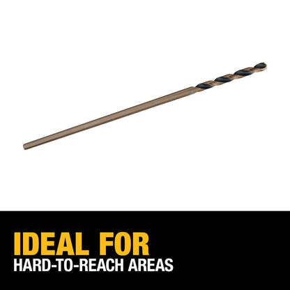 DeWalt DW1604 3/16 inch x 12 inch Extra Long HSS Aircraft Drill Bit