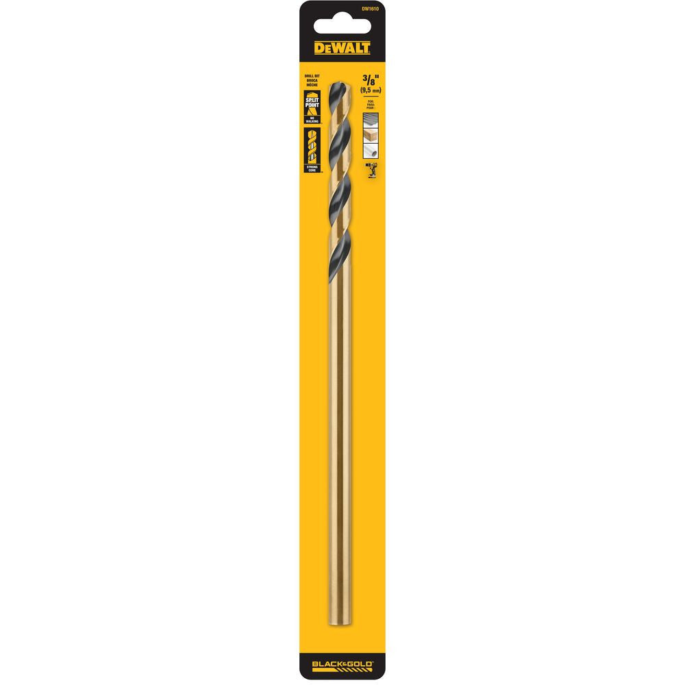 DeWalt DW1610 3/8 Inch x 12 Inch Extra Long HSS Aircraft Drill Bit