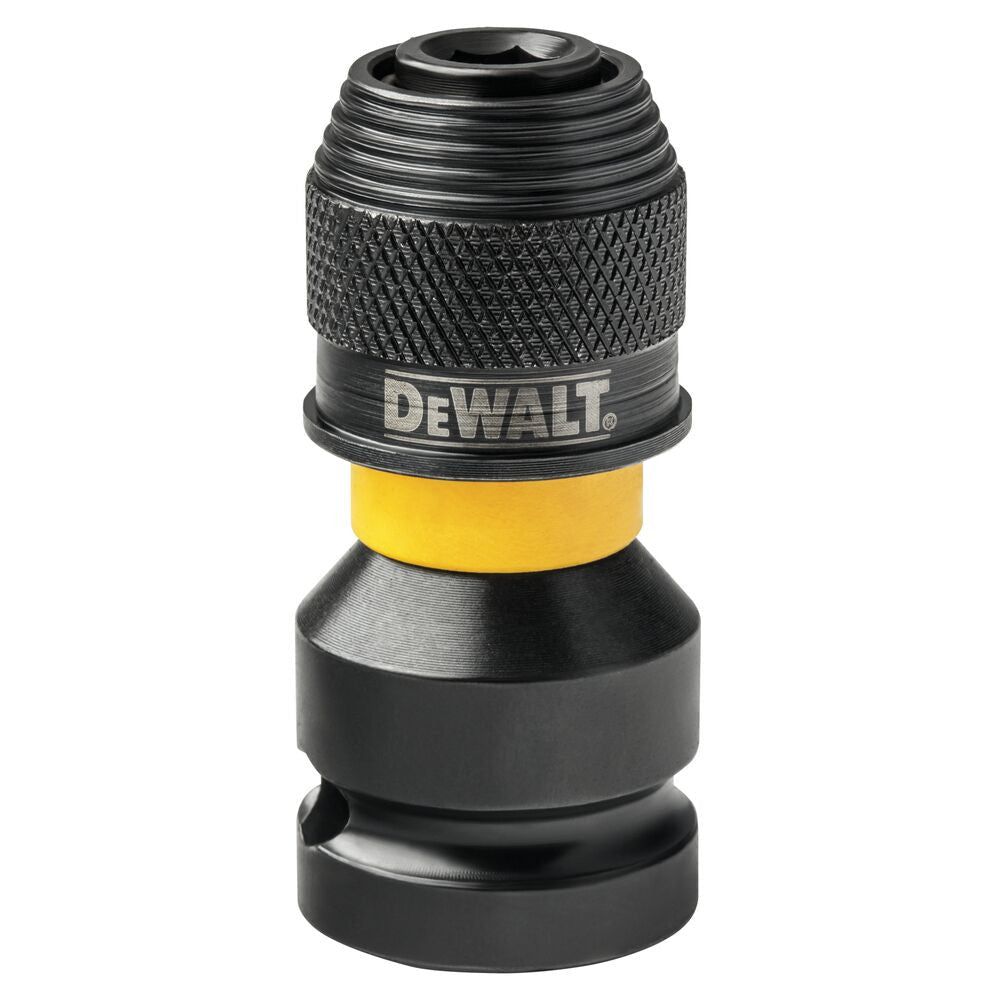 DeWalt DW2298 IMPACT READY 1/2 Inch Square-Drive to 1/4 Inch Hex Shank RAPID LOAD Adaptor
