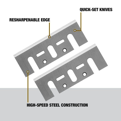 DeWalt DW6655 High Speed Steel Planer Blades