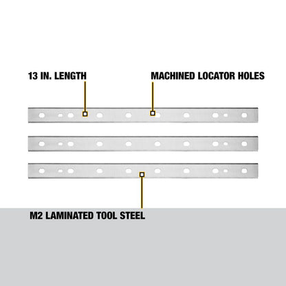 DeWalt DW7352 13 inch Disposable, Reversible Thickness Planer Knives