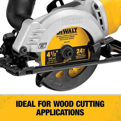 DeWalt DWA412TCT 4-1/2 inch 24T Circular Saw Blade