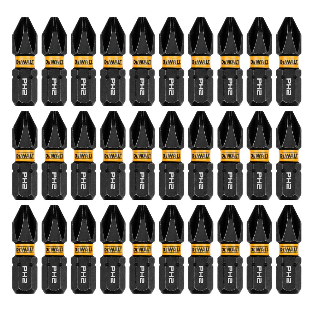 DeWalt 30pc ELITE 1in Phillips #2 Impact Driver Bit Set