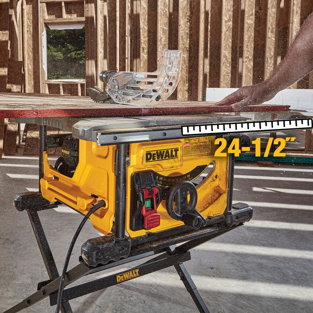 DeWalt DWE7485 8-1/4 Inch Compact Jobsite Table Saw