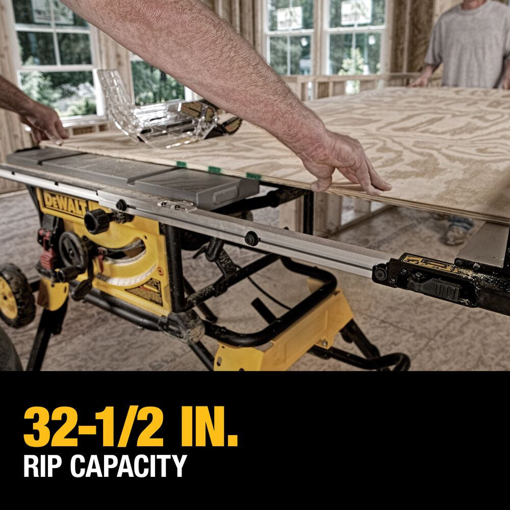 DeWalt DWE7491RS 10 Inch Portable Table Saw with Rolling Stand