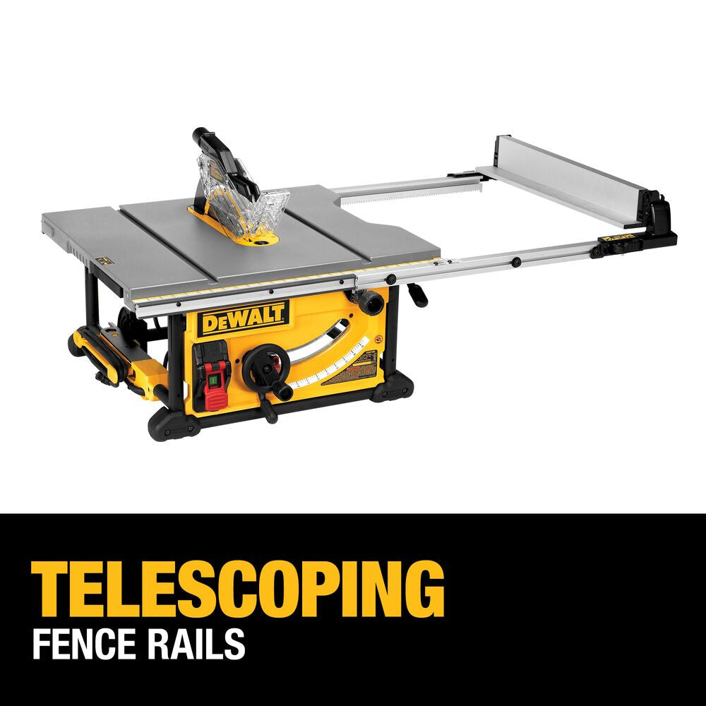 DeWalt DWE7491RS 10 Inch Portable Table Saw with Rolling Stand