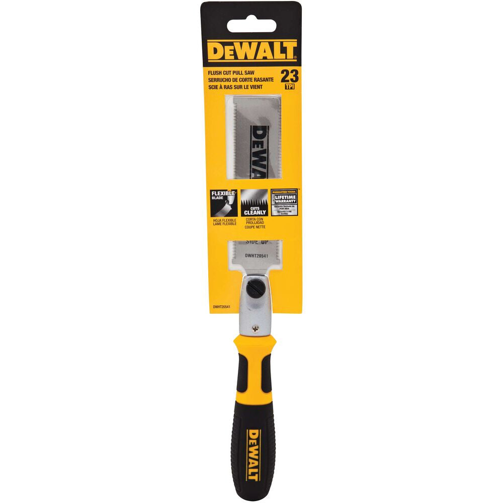DeWalt DWHT20541 4-1/2 Inch 23 TPI Double Edge Flush Cut Pull Saw
