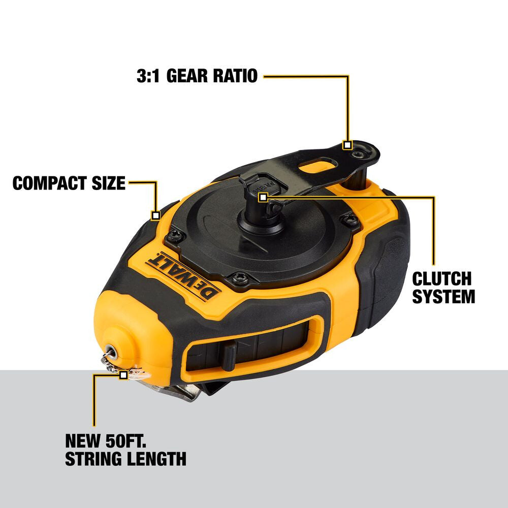 DeWalt DWHT48330BC ATOMIC COMPACT SERIES Chalk Reel Kit with Blue Chalk