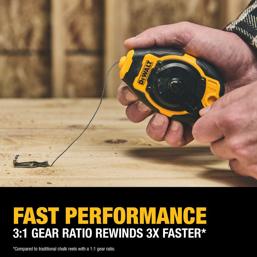 DeWalt DWHT48330BC ATOMIC COMPACT SERIES Chalk Reel Kit with Blue Chalk