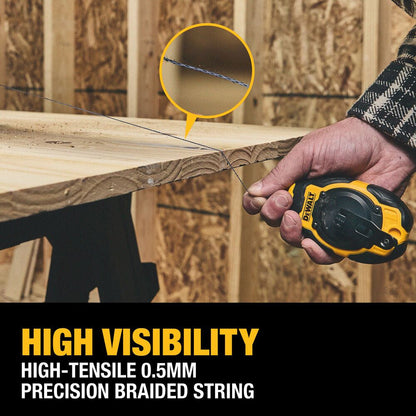 DeWalt DWHT48330BC ATOMIC COMPACT SERIES Chalk Reel Kit with Blue Chalk