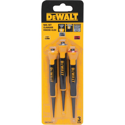DeWalt DWHT58018 3pc Nail Punch Set