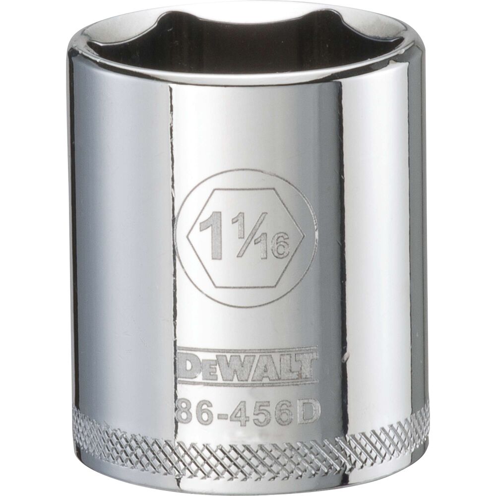 DeWalt 1-1/6in 1/2in Drive 6pt SAE Socket