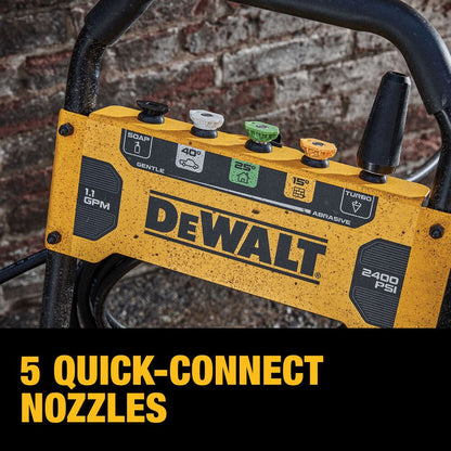 DeWalt DWPW2400 2400 PSI 1.1 GPM Cold Water Electric Pressure Washer