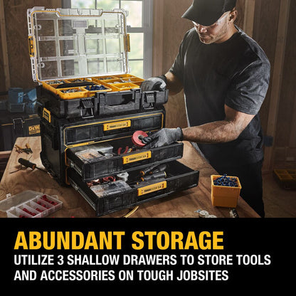 DeWalt DWST08330 TOUGHSYSTEM 2.0 3-Drawer Tool Box