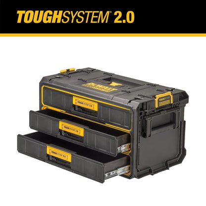 DeWalt DWST08330 TOUGHSYSTEM 2.0 3-Drawer Tool Box