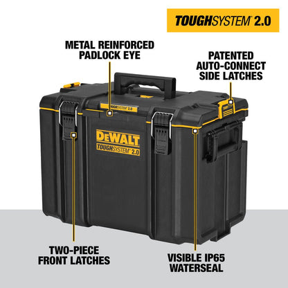 DEWALT DWST08400 TOUGHSYSTEM 2.0 22-Inch Extra Large Tool Case