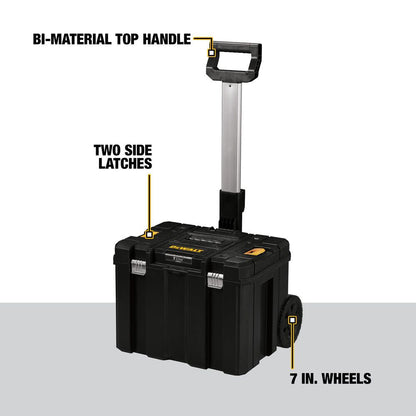 DeWalt DWST17820 TSTAK Mobile Storage Deep Box on Wheels