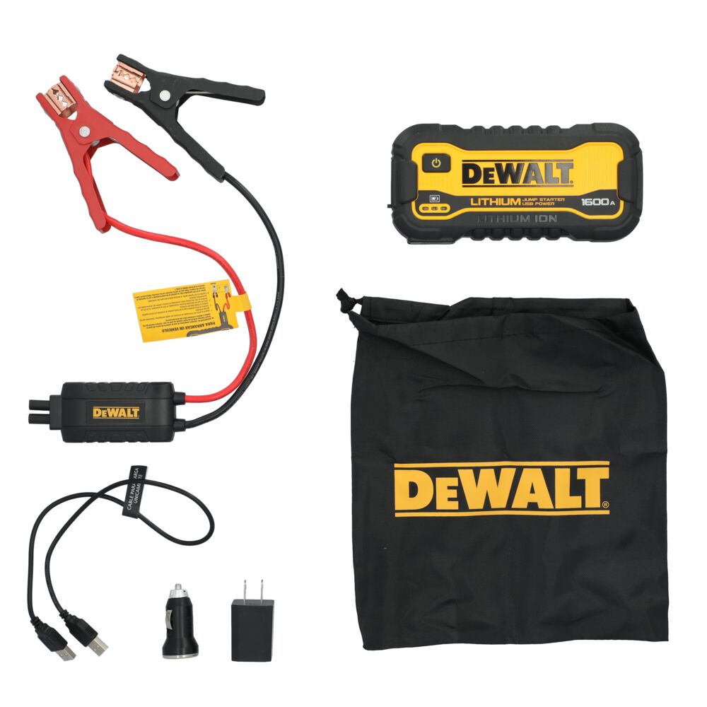 Dewalt 1600 Peak Amp Lithium Jump Starter with USB