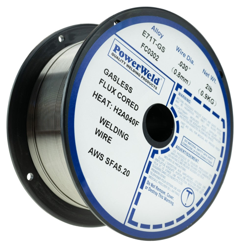 Techniweld Flux Cored 0.030in Diameter Welding Wire - 2lb