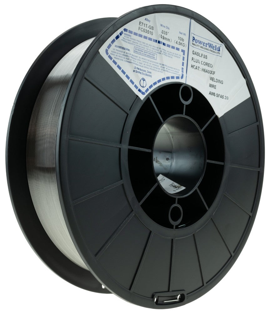 Techniweld Flux Cored 0.035in Diameter Welding Wire - 10lb