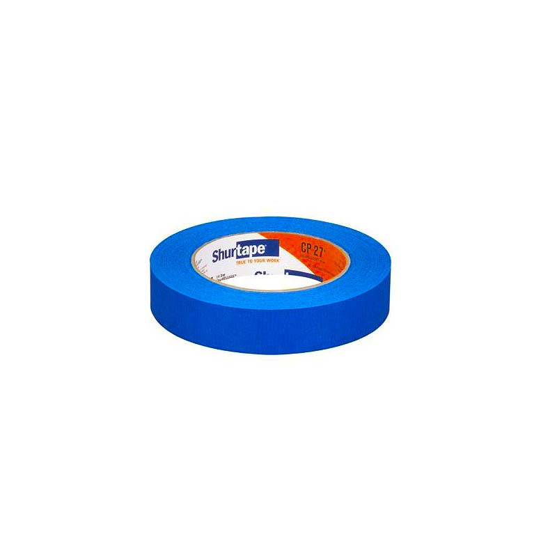 Shurtape CP 27 ShurRELEASE 0.94in x 60yd Multi-Surface Painters' Tape - Blue