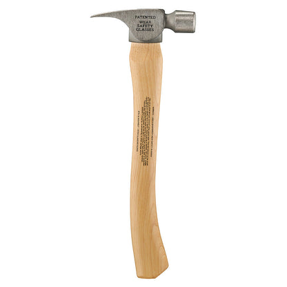 Stiletto FH10C 10oz Titanium Smooth Face Finish Hammer with 14.5 inch Straight Hickory Handle