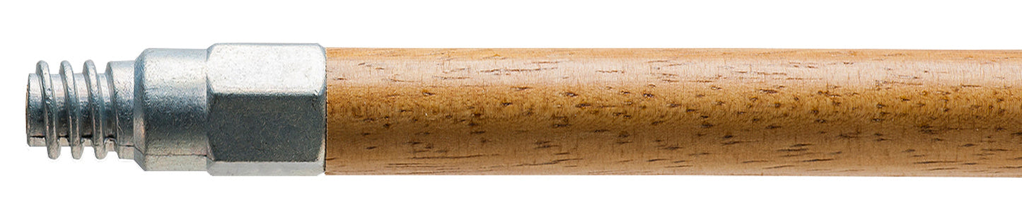 M2 60in x 15/16in Wood Handle w Metal Threads