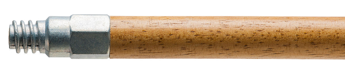M2 60in x 15/16in Wood Handle w Metal Threads