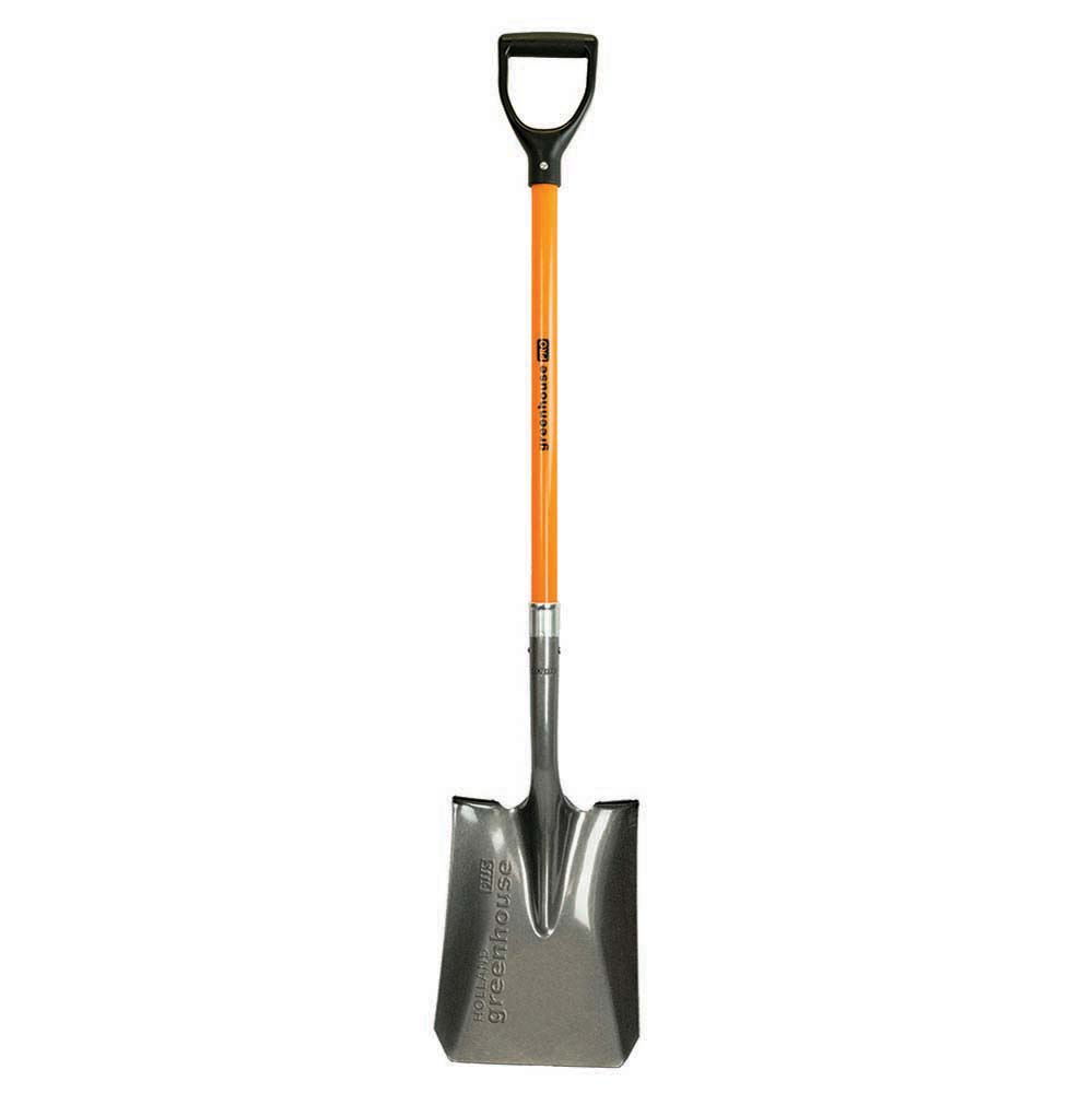 Holland Greenhouse Plus Square Mouth Shovel with Fibreglass