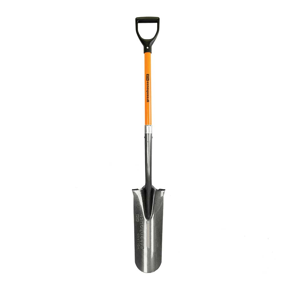 Holland Greenhouse Plus Drain Spade with Fibreglass D-Handle
