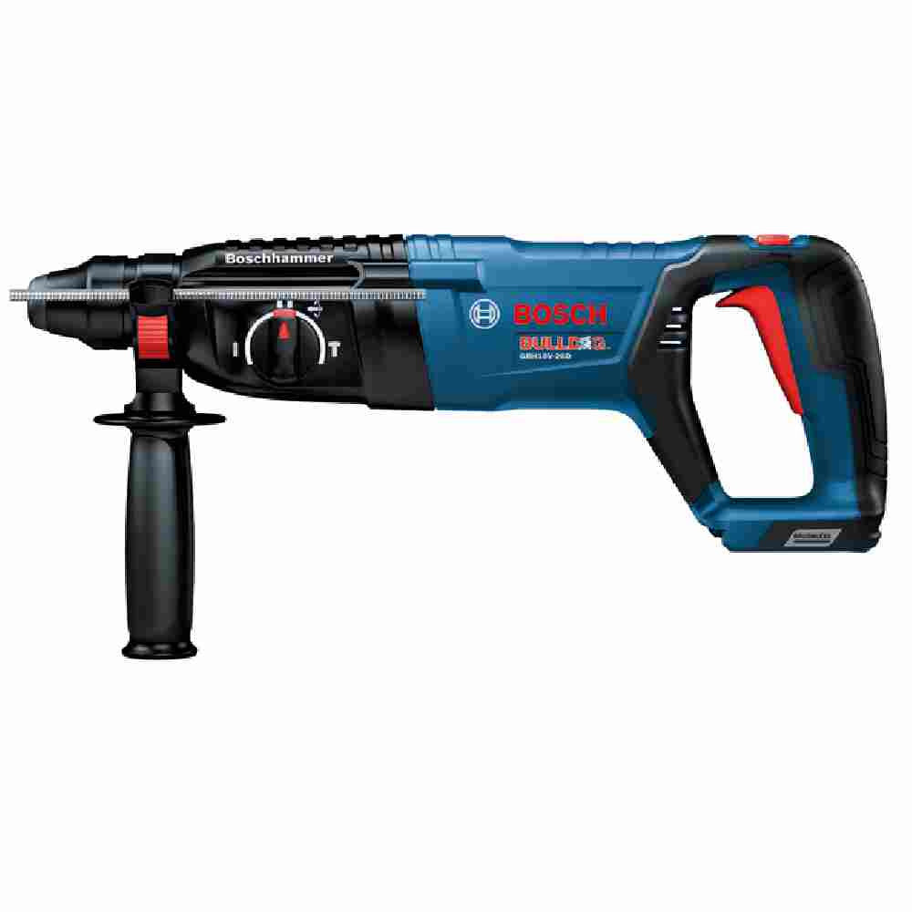 Bosch GBH18V-26DN 18V EC Cordless Brushless SDS-Plus Bulldog 1 inch Rotary Hammer (Tool Only) showing side angle