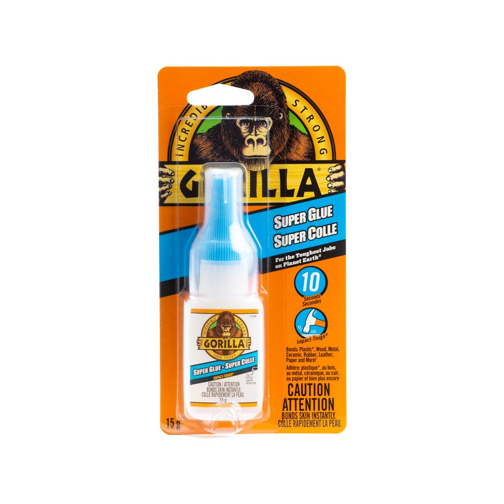 Gorilla 15g Clear Super Glue
