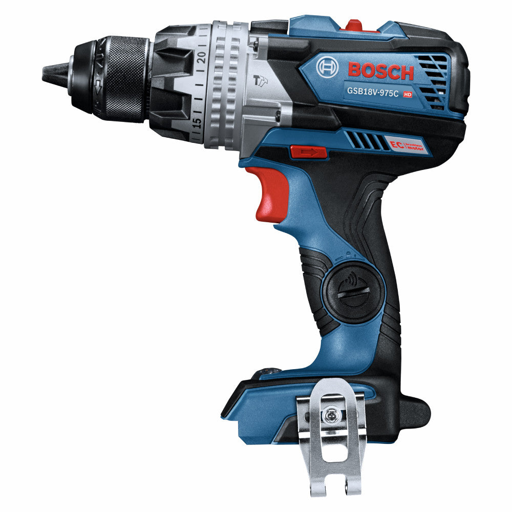 Bosch GSB18V-975CN 18V Cordless Brushless 1/2 inch Hammer Drill/Driver (Tool Only) showing drill from a different angle