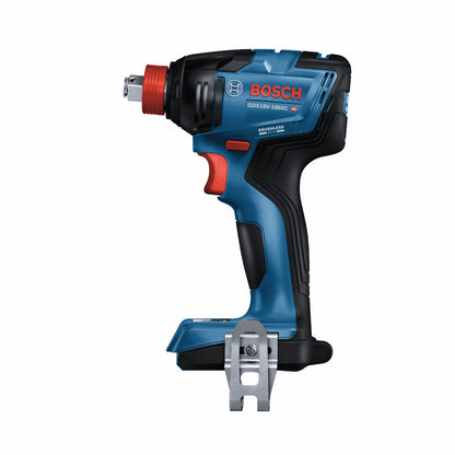 Bosch GDX18V-1860CN 18V 1/4 inch & 1/2 inch Cordless Brushless Two-In-One Bit/Socket Impact Driver/Wrench (Tool Only) showing tool from a different angle