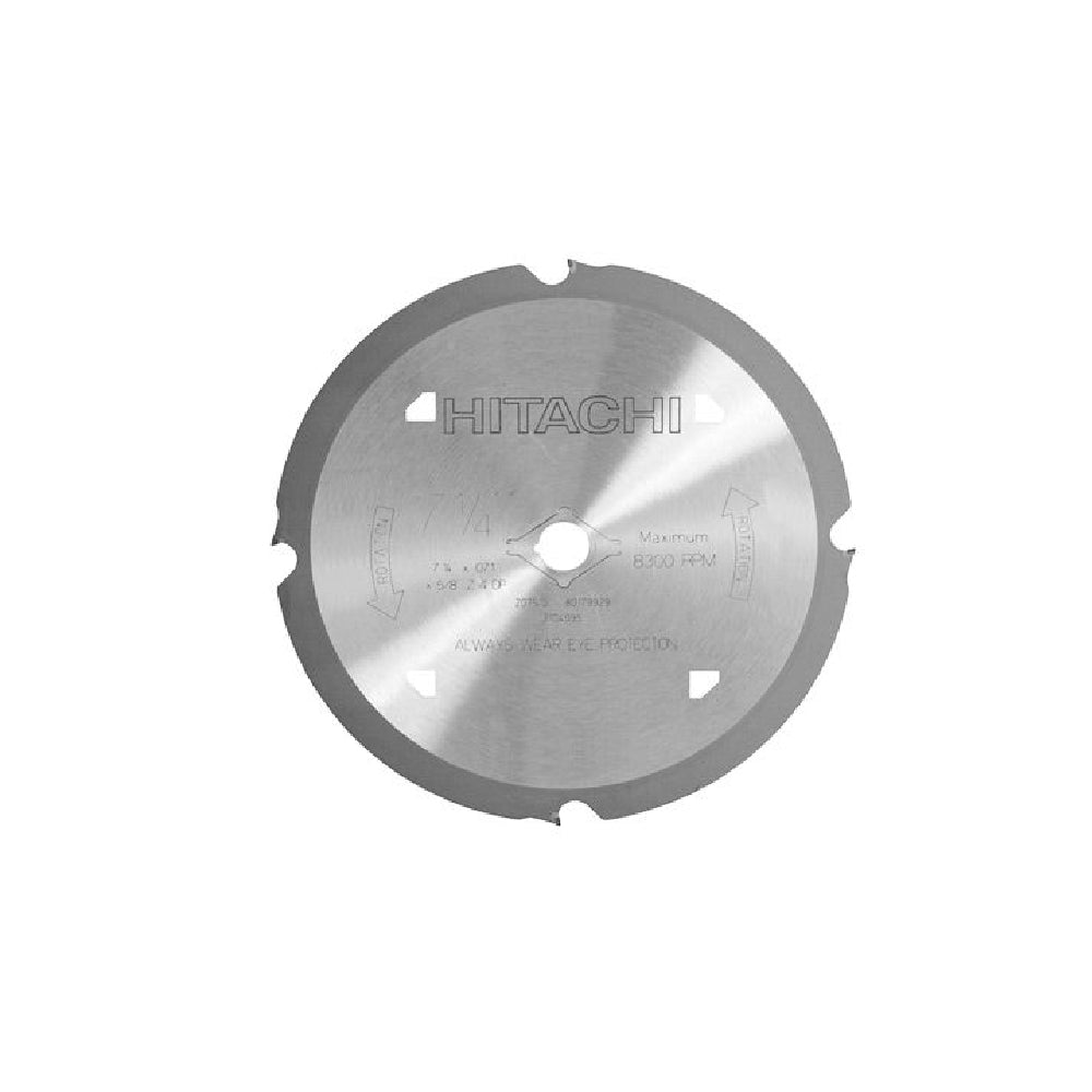 Metabo HPT 7-1/4in 4T PCD HardiBlade Fibre Cement Dry Cutting Circular Saw Blade