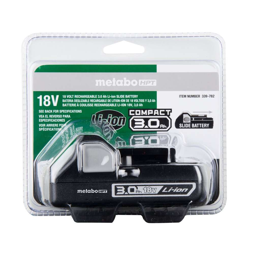 Metabo HPT 339782 18V 3.0 Ah Compact Li-Ion Battery