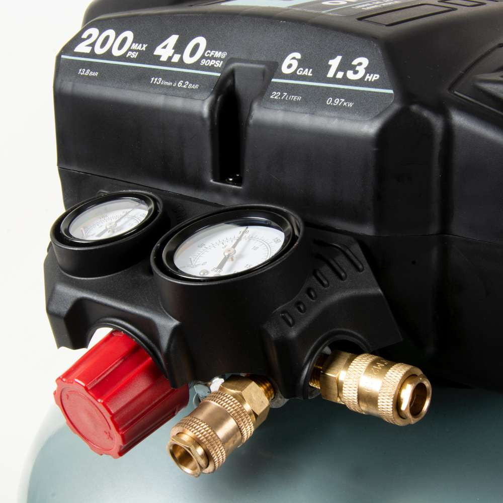Metabo HPT EC914SM THE TANK 6-Gallon High Capacity Pancake Air Compressor