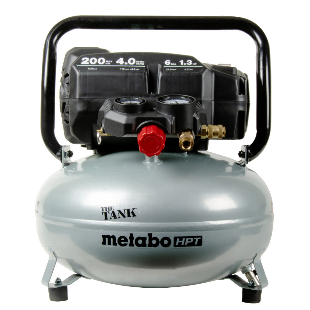 Metabo HPT EC914SM THE TANK 6-Gallon High Capacity Pancake Air Compressor