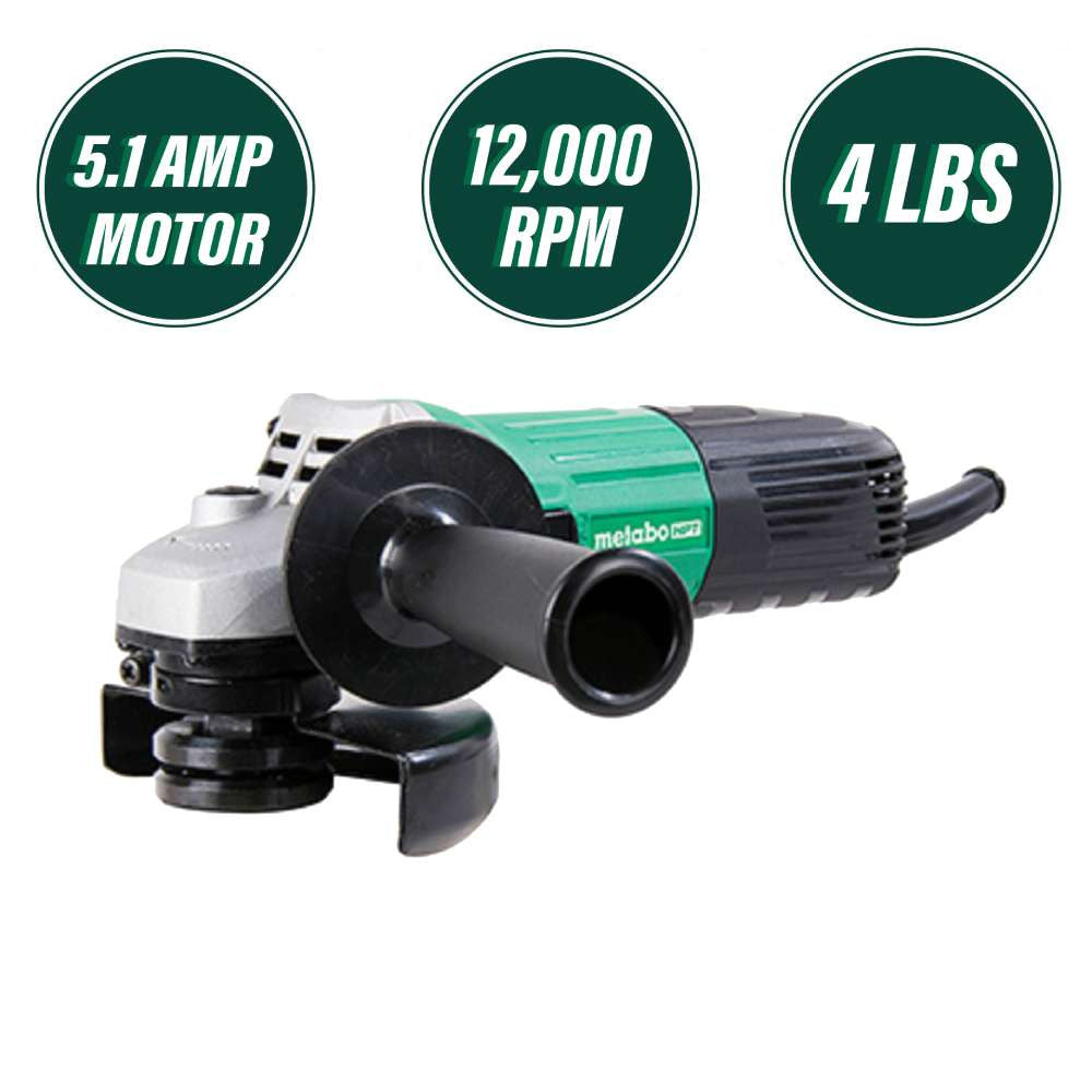 Metabo G12SS2 HPT 12SS2 4-1/2 inch 5.1-Amp Slide Switch Angle Grinder