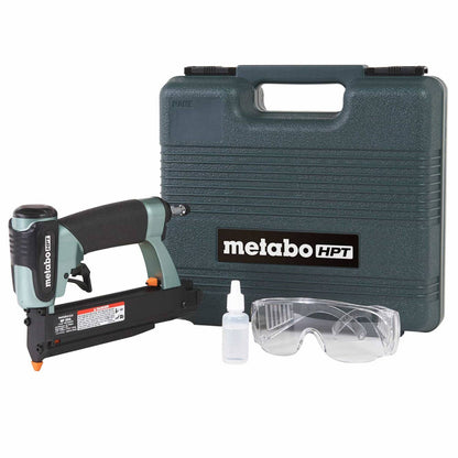 Metabo HPT NP35A 1-3/8 inch 23-Gauge Micro Pin Nailer with Safety Glasses and Carrying Case