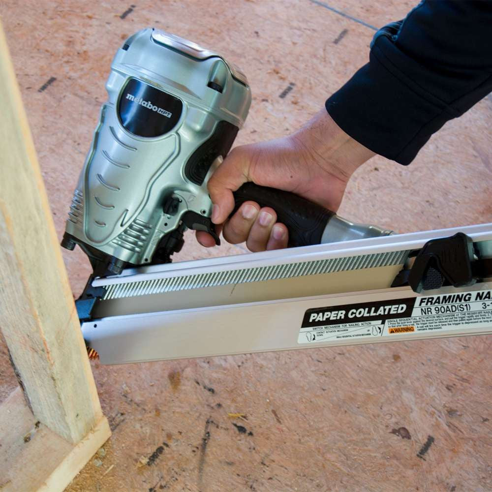 Metabo HPT NR90ADS1 3-1/2 Inch 30-Degree Paper Collated Framing Nailer