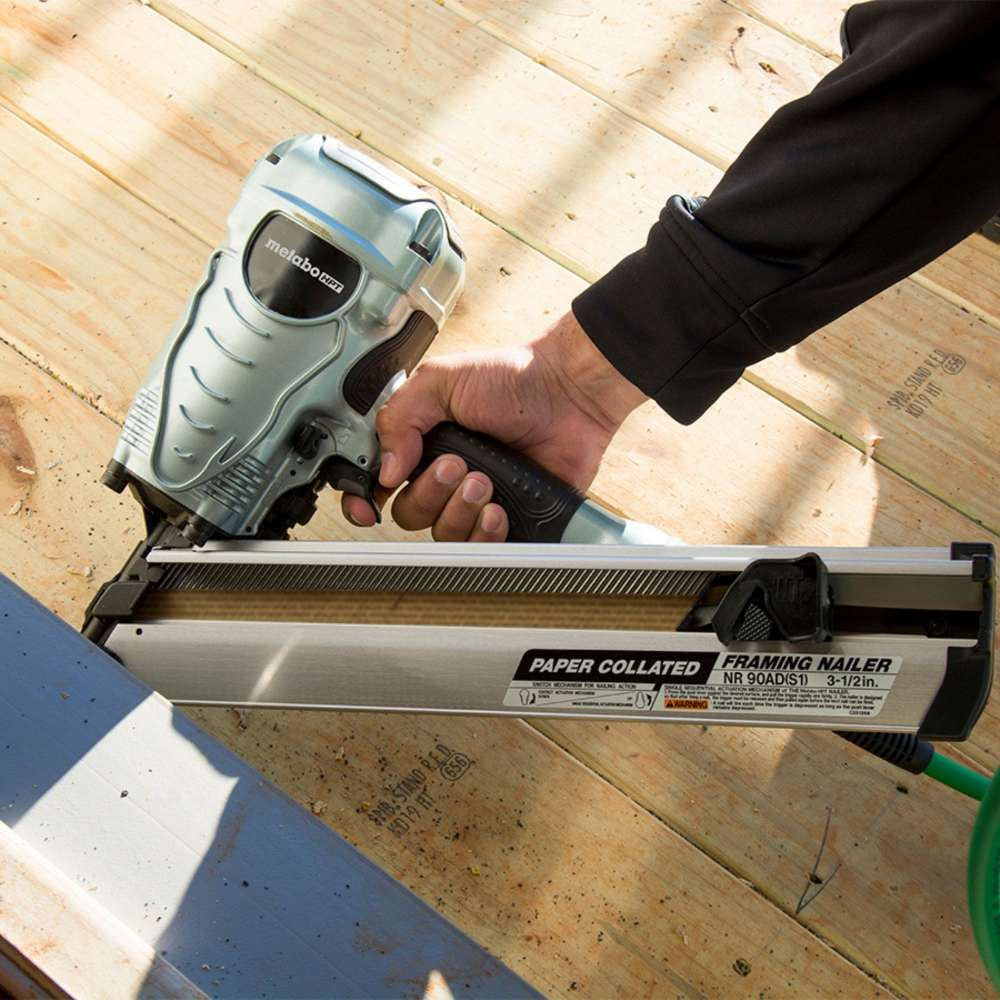 Metabo HPT NR90ADS1 3-1/2 Inch 30-Degree Paper Collated Framing Nailer